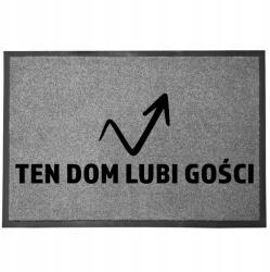 TabPrint Lábtörlő Bejárati Monokróm 40X60 Divatos Ajándék Nyomtatás Dekoráció Stílus (WYCIERACZKA MOCNA MONOCHROM SZARA TRWAŁA STYL)