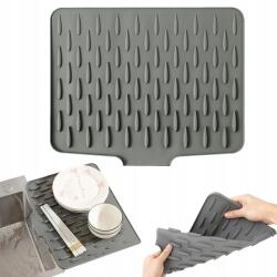  Edényes Pohárszárító Szőnyeg 40x32, 5 cm Csepegtető Szilikon Alátét (8581704939534)