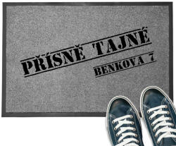 TabPrint Lábtörlő Monokróm 40X60 Személyre Szabott Lakáscím MIX Minta (WEJŚCIOWA TRWAŁA40x60 WYCIERACZKA)