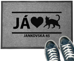 TabPrint Lábtörlő 40X60 Monokróm Tartós, Személyre Szabott Cím MIX Minták (WEJŚCIOWA TRWAŁA WYCIERACZKA 40x60 )