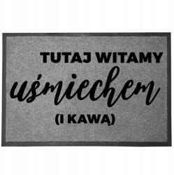 TabPrint Lábtörlő Bejárati Monokróm 40X60 Ajándék Dekoráció Divatos Stílus Nyomtatás (WYCIERACZKA TRWAŁA MONOCHROM MOCNA STYL SZARA)