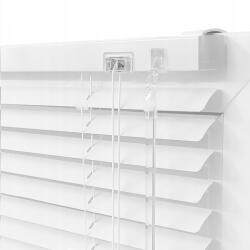 ESTAdeco Alumínium vízszintes redőny 25 mm kész redőny Fehér 95x130 cm-es méretben (ŻALUZJA ALUMINIUM 25MM BIAŁA 95x130CM)