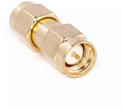  Adaptor SMA tata din ambele parti drept aurit (SMA-19)
