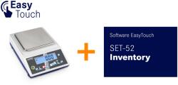 KERN CKE 3600-2-Inventory (3600 g/0, 01 g) darabszámlálásra tervezett, 130x130 mm-es mérőfelület, dedikált mennyiség gombok, IoT ready, Ipar 4.0 digitális asztali mérleg Easy Touch szoftverrel (CKE 3600-2-