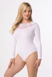 Babell Maddalena csipkés body, fehér, S