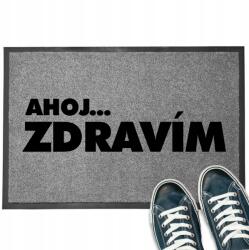 TabPrint Lábtörlő 40X60 Monokróm Nyomtatás Sziasztok. . . Üdvözlettel ( 40x60 WYCIERACZKA WEJŚCIOWA TRWAŁA)