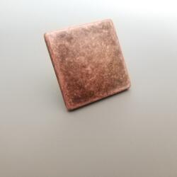 ITALMETAL Antik réz színű, gombfogantyú (IT_PZ34_30_42)