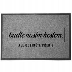 TabPrint Lábtörlő Bejárati Szürke Légy Vendég De Menj Ki 9 Előtt Vicces Ajándék (Wycieraczka Szara WYJDŹ PRZED 9)