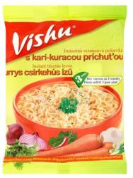 Vishu currys csirkehús ízű instant tésztás leves 60g