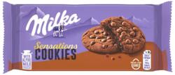 Milka közepén puha kakaós keksz alpesi tej felhasználásával készült tejcsokoládé darabokkal 156g