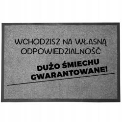 TabPrint Lábtörlő Bejárati Monokróm 40X60 Divatos Stílus Ajándék Dekoráció Nyomtatás (WYCIERACZKA MOCNA STYL MONOCHROM TRWAŁA SZARA)