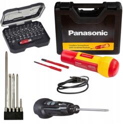 Panasonic Akkumulátoros Csavarkulcs Készlet Izolált EYED11SA Nem Izolált EY7412 Bitek Panasonic (PAEYC960SDKIT32)