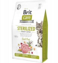 Brit Care macskaeledel gabonamentes sterilizált immunrendszer támogatására 2 kg (8595602565078)