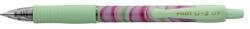 Pilot Zseléstoll, 0, 32 mm, nyomógombos, zöld tolltest, PILOT "G-2 Flow", kék (PG27FLG) - officesprint