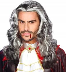 Widmann Vámpír paróka Hosszú Loki Drakula Fekete Halloween (8003558614608)