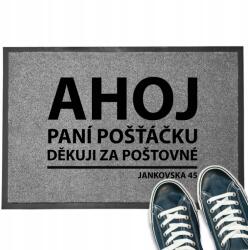 TabPrint Lábtörlő 40X60 Monokróm Személyre Szabott Otthoni Cím (WEJŚCIOWA TRWAŁAWYCIERACZKA 40x60)