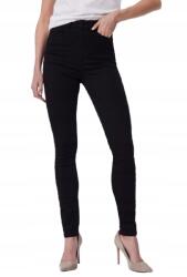 Vero Moda Női Farmer Fekete Hosszú Cső Magas Derekú XXL/30 J9C