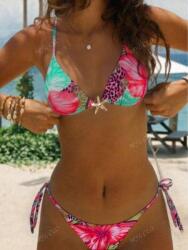 Shein Többszínű Kétrészes Bikini Fürdőruha L