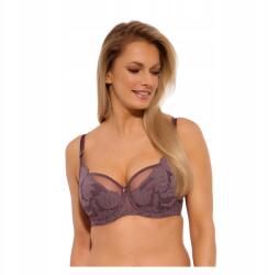 Gaia 95D félmerevítős melltartó semi soft szexi lila csipke Gaia (GA-AW24-BS0-1134-FIO-SS10-D95)