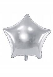 Party Deco Fólia Lufi Csillag Metál 48 CM Ezüst Esküvői Party