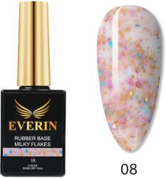 Everin Rubber Cover Base Everin 15ml- MILKY FLAKES 08 - MF-08 - Everin. ro (MF-08)