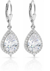 HOLDCSEPP ezüst fülbevaló - 32 mm (crystal fehér) (2026033108)