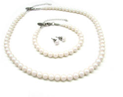 GYÖNGY ELEGANCIA GYÖNGY SZETT - állítható (cream pearl) (2026033010)