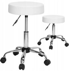 eHokery Tulsa kozmetikai fodrász szék, fehér (064148MG)