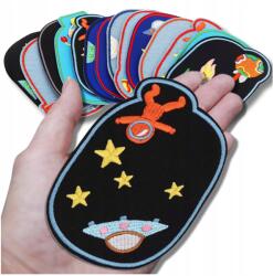  6 darabos vasalható hőálló folt készlet ruhákhoz, javítófoltok, applikációk (F12500)