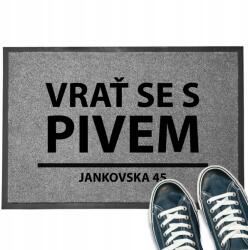 TabPrint Lábtörlő Monokróm 40X60 Bemeneti Személyre Szabott Cím MIX Minta (WEJŚCIOWA 40x60 TRWAŁAWYCIERACZKA)