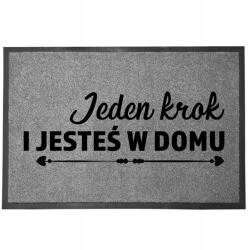 TabPrint Lábtörlő Bejárati Szürke Otthoni Dekoratív Ajándék Egy Lépésben 60X40cm (WYCIERACZKA JEDEN KROK SZARA)