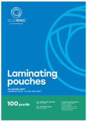 BLUERING Lamináló fólia A3, 100 micron matt 100 db/doboz, Bluering® (LAMMA3MA100MIC) - bestoffice