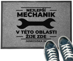 TabPrint Lábtörlő Monokróm 40X60 Bemeneti Személyre Szabott Cím MIX Minta (WEJŚCIOWA 40x60 WYCIERACZKA TRWAŁA )