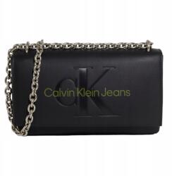 Calvin Klein Női Kézitáska Sculpted Ew Flap CONV25 Mono Fekete (K60K611866 0GX)