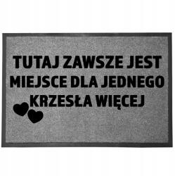 TabPrint Lábtörlő Bejárati Monokróm 40X60 Nyomtatott Stílus Dekoráció Divatos Ajándék (WYCIERACZKA SZARA STYL TRWAŁA MOCNA MONOCHROM)