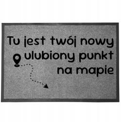 TabPrint Lábtörlő Bejárati Monokróm 40X60 Divatos Ajándék Dekoráció Stílus Nyomtatás (WYCIERACZKA MOCNA MONOCHROM TRWAŁA STYL SZARA)