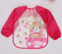 SuperBaby Baveta impermeabila cu manecute lungi - Child's Bear Bavata