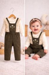 SuperBaby Costumas bluza cu salopeta verde pentru bebelusi - MINICAYZEN