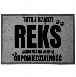 TabPrint Lábtörlő Szürke Ajándék Kutyusnak Itt Uralkodik A Kutya Neve (WYCIERACZKA SZARA Z IMIENIEMPSA PXX902)