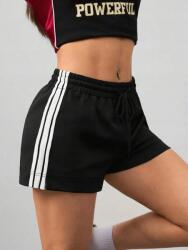 Shein Fekete Sportos Klasszikus Rövidnadrág Egyenes Shein 36-OS