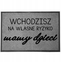 TabPrint Lábtörlő Bejárati Monokróm 40X60 Nyomtatás Divatos Dekoráció Stílus Ajándék (WYCIERACZKA SZARA MOCNA TRWAŁA STYL MONOCHROM)