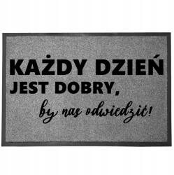 TabPrint Lábtörlő Bejárati Monokróm 40X60 Ajándék Stílus Dekoráció Divatos Nyomtatás (WYCIERACZKA MONOCHROM STYL TRWAŁA MOCNA SZARA)