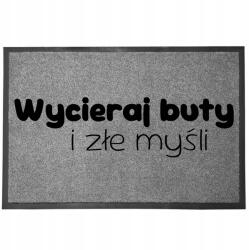 TabPrint Lábtörlő Bejárati Monokróm 40X60 Dekoráció Stílus Ajándék Divatos Nyomtatás (WYCIERACZKA TRWAŁA STYL MONOCHROM MOCNA SZARA)