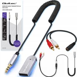 Qoltec Autós vevőegység Bluetooth 6.0 Aux Usb Mikrofon toronyhoz és autóhoz (56983)