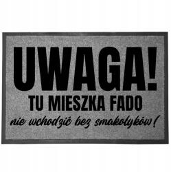 TabPrint Lábtörlő Szürke Ajándék Kutyusnak Kutya Nevével Finomságok (WYCIERACZKA SZARA Z IMIENIEMPSA PXX916)