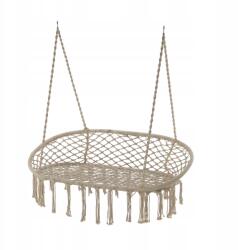 GardenLine Függő Fotel Dupla Kerti Hinta Bézs Terasz Gólyafészek (HAM5146)