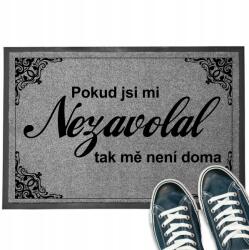 TabPrint Lábtörlő Szürke 40X60 Ha Nem Hívtál, Nincs Otthon Minta (WYCIERACZKA WEJŚCIOWATRWAŁA 40x60)