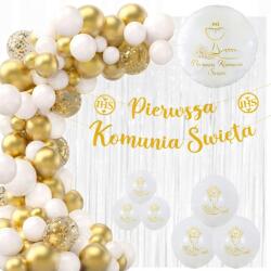 brokatove Lufik Elsőáldozás Közösségi Füzér Fehér-arany XXL Szett