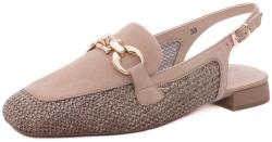 Caprice Saboti dama din piele naturala, Caprice, 9-29410-46 311 BARK COMB, maro