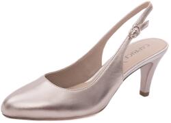 Caprice Sandale dama din piele naturala, Caprice, 9-29606-42 341 TAUPE METALLIC, taupe metalizat